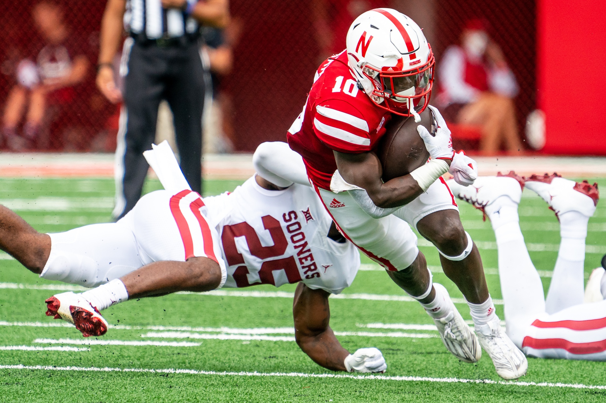 Young players seeing large numbers of reps at start of Husker fall camp 