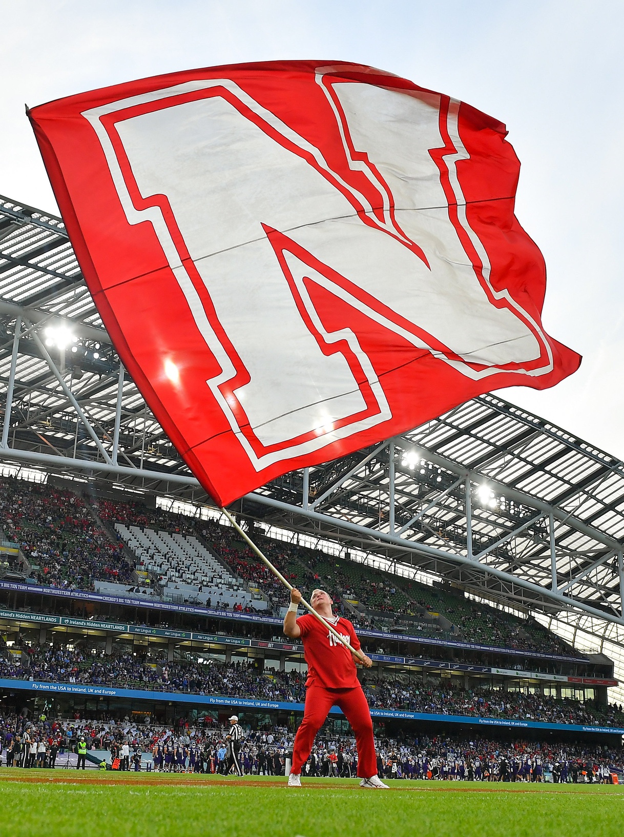 nebraska football flag